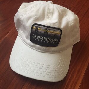 RANDOLPH MACON COLLEGE WHITE MENS HAT CAP